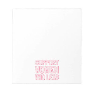 Bloco De Notas Eleições Feministas - Apoiem Mulheres Que Lideram 