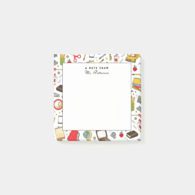 Bloco De Notas Elementary Teacher (Frente)