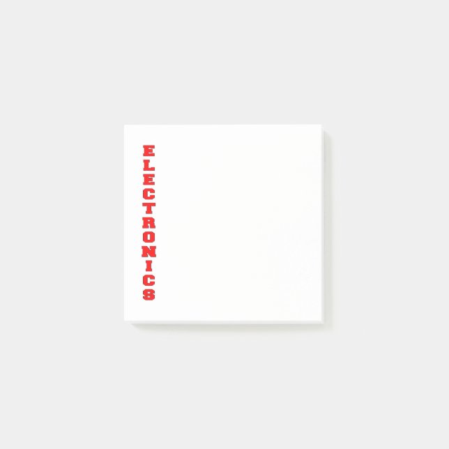 Bloco De Notas Eletrônicos (Frente)