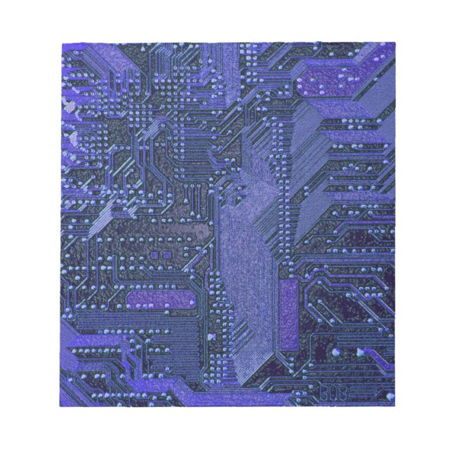 Bloco De Notas Eletrônicos técnicos do Conselho Cyber Circuit Azu (Frente)