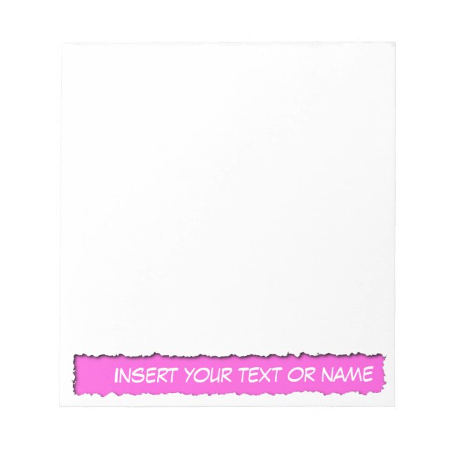 Bloco de notas elevado (Frente)