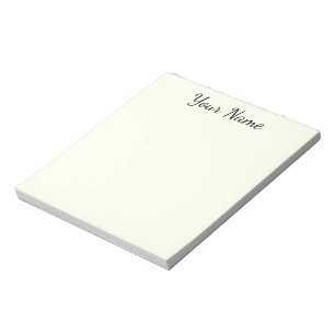 Bloco De Notas Elfenbein personalisiert