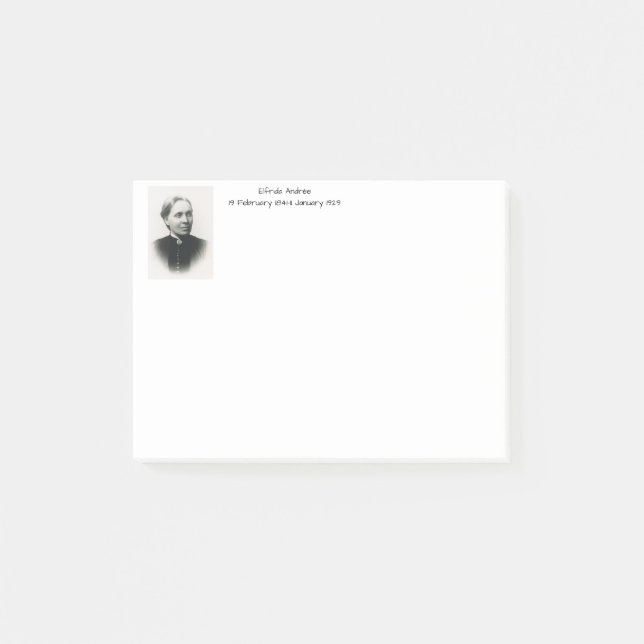 Bloco De Notas Elfrida Andrée (Frente)