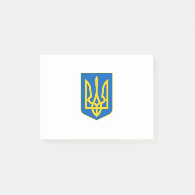 Bloco De Notas emblema da Ucrânia (Frente)