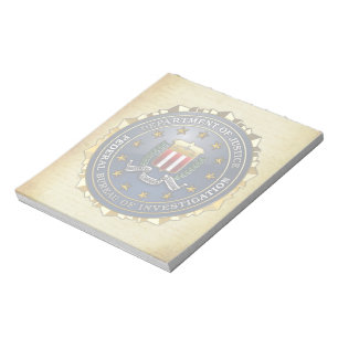 Bloco De Notas Emblema do FBI