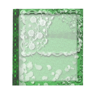 Bloco De Notas Emerald Dreams Junk Journal Style Trompe L'oeil