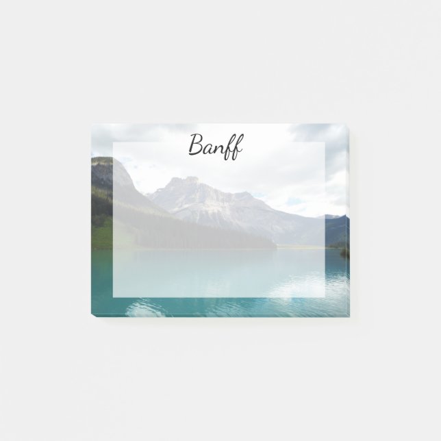 Bloco De Notas Emerald Lake, Banff National Park, Alberta, Canadá (Frente)