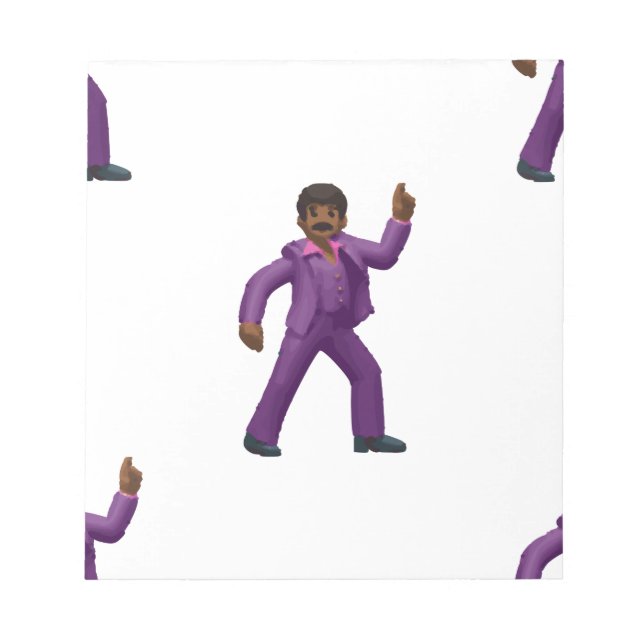 Bloco De Notas Emoji Dancing Man (Frente)