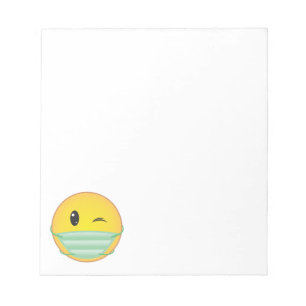 Bloco De Notas Emoji de Máscara