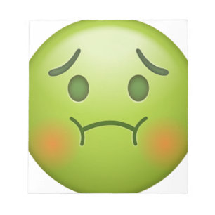 Bloco De Notas Emoji Face Doente