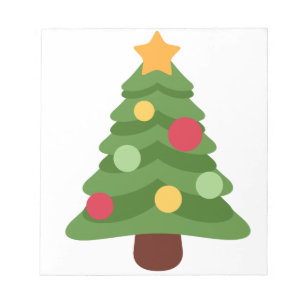 Bloco De Notas emojis de árvore de natal