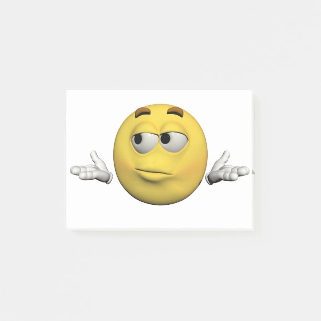 Bloco De Notas Emoticon pesaroso (Frente)