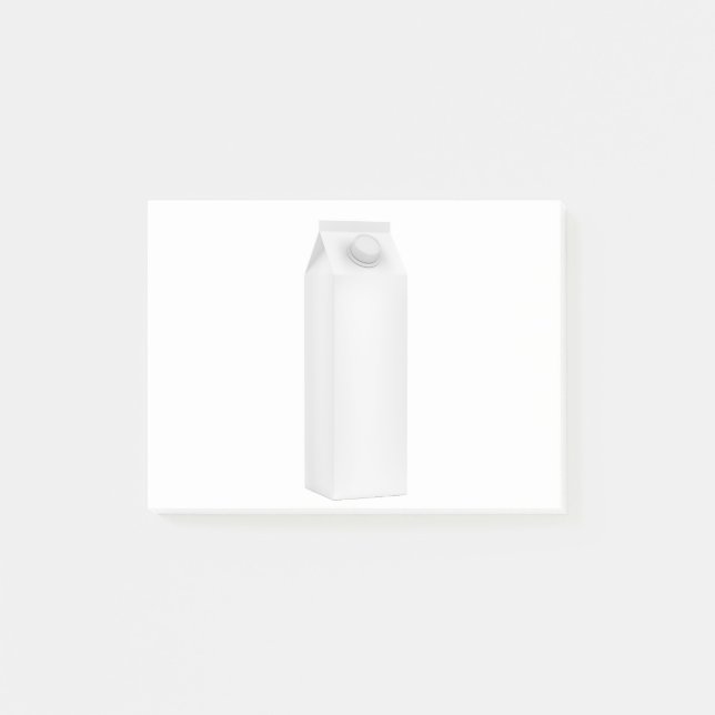 Bloco De Notas Empacotamento vazio para o leite (Frente)