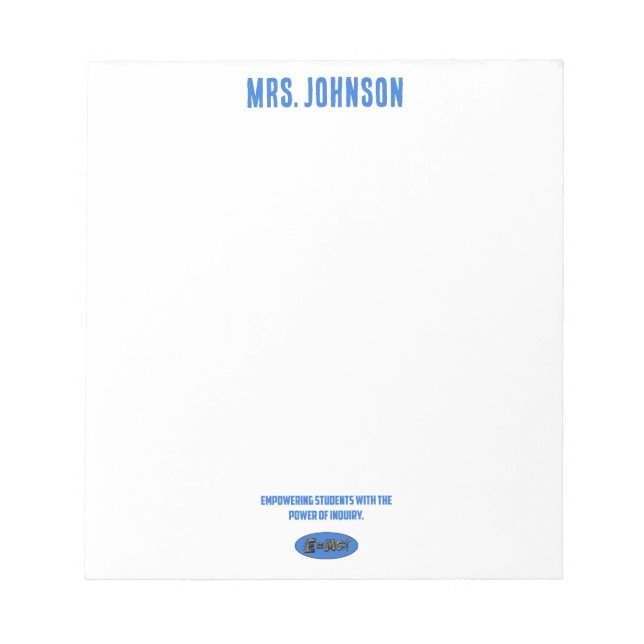 Bloco De Notas Empowering Students: Power Of Inquiry Science (Frente)