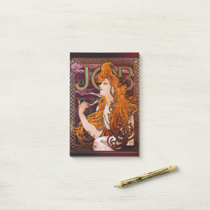 Bloco De Notas Emprego de Alphonse Mucha