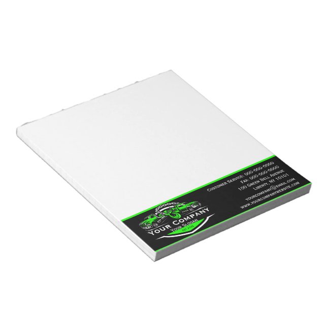 Bloco De Notas Empresa de reboque profissional, serviço de cabele (Inclinado)