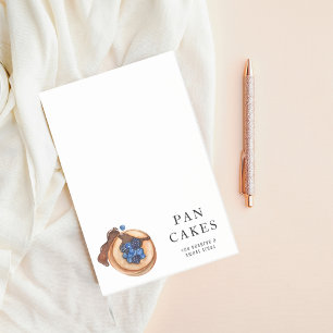 Bloco De Notas Empresas Profissionais De Panqueca Moderna