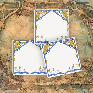 Bloco De Notas Encantador Art Nouveau
