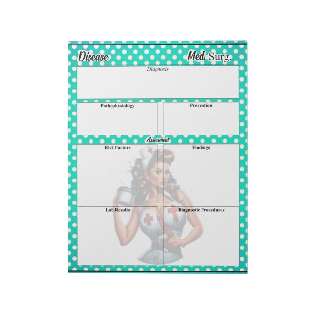 Bloco De Notas Enfermeira Abençoada_ Doença Temp 1 (Invertido)