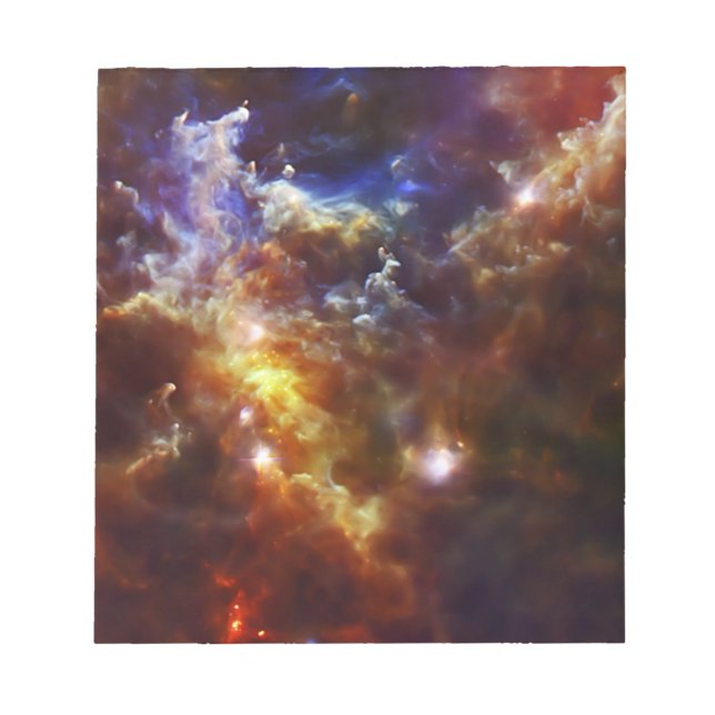 Bloco De Notas Enfermeiro Estelar da Nebulosa de Rosette (Frente)