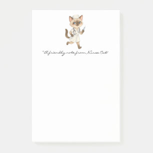 Bloco De Notas Enfermeiro Notepad com Gato Gato Gato Gato Seguran