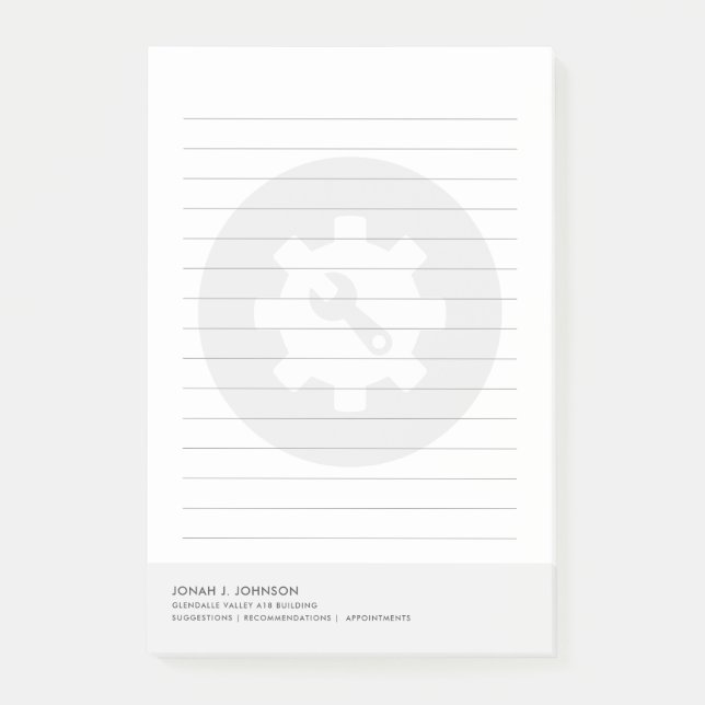 Bloco De Notas Engenheiro de Segurança de Rede | Estilo Minimalis (Frente)