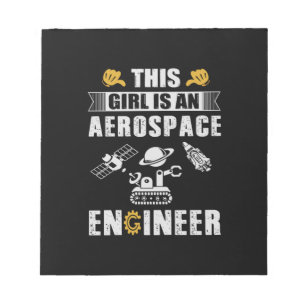 Bloco De Notas Engenheiro Esta Garota É Um Engenheiro Aeroespaci