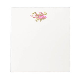 Bloco De Notas Engolir retrorreflector rosa personalizado