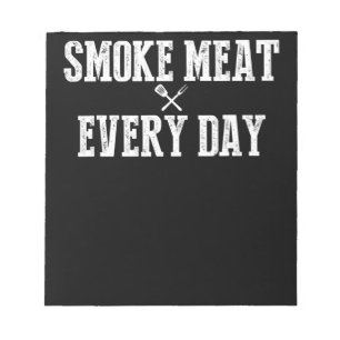 Bloco De Notas Engraçado Churrasco Fumador Acessório Pitmaster Pa