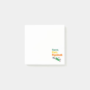 Bloco De Notas Engraçado Pulando picles, desculpe não poder picle