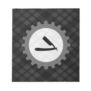 Bloco De Notas engrenagem do barbeiro