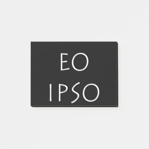 Bloco De Notas Eo Ipso