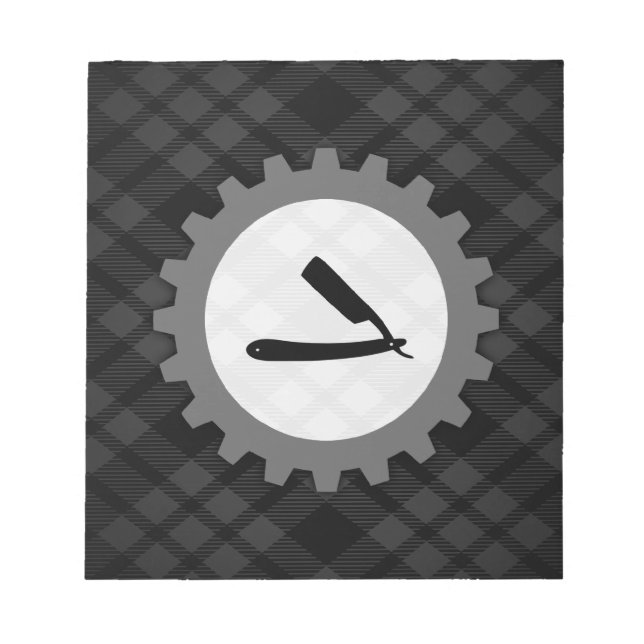 Bloco De Notas equipamento de barbearia (Frente)