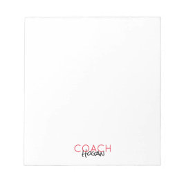 Bloco De Notas Equipe do NOME DO PRÊMIO Esportivo - Cores do Escr