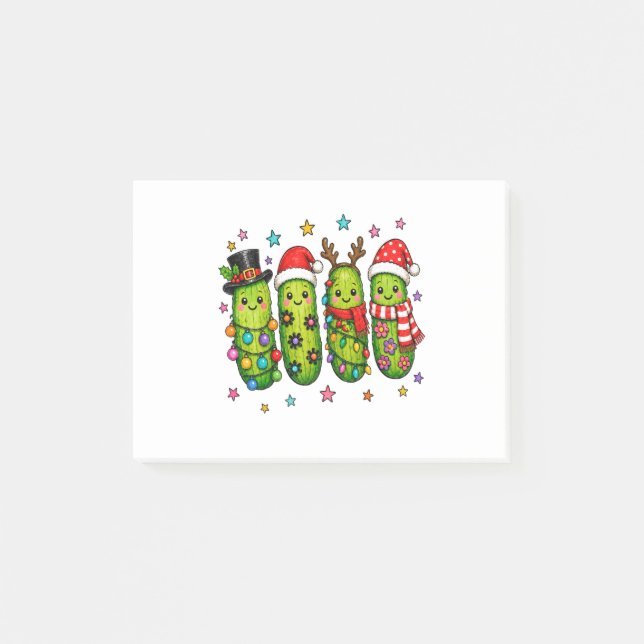Bloco De Notas Equipe do Pepino de Natal (Frente)