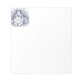 Bloco De Notas Esboço de Sheltie