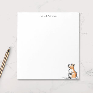 Bloco De Notas Esboço Fofo de Capivara 