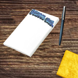 Bloco De Notas Escola Bluz-3DII