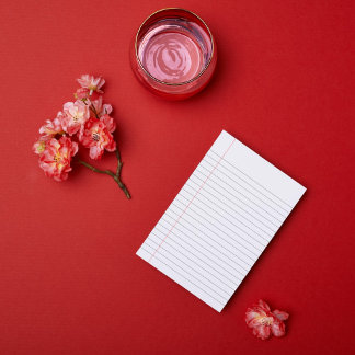 Bloco De Notas Escrevendo de Normas da Faculdade Minimalista Bran