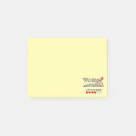 Bloco De Notas Escrevendo Palavras