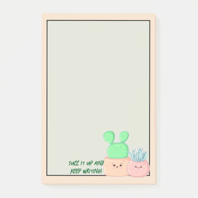 Bloco De Notas Escritores Sucultos: Postar Notas (Frente)