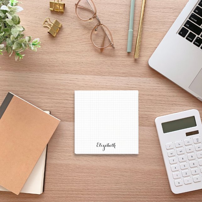 Bloco De Notas Escritório doméstico personalizado (Personalized Home Office Business Post-it Notes)