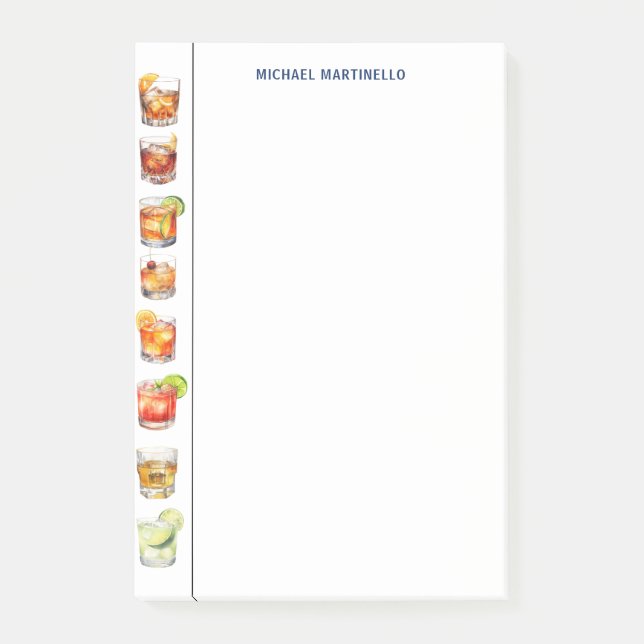 Bloco De Notas Escritório Personalizado Em Casa Nas Rochas (Frente)