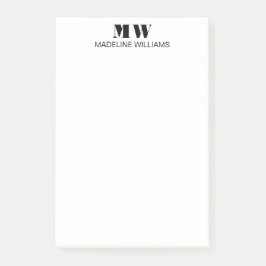 Bloco De Notas Escritório profissional de iniciações minimalistas