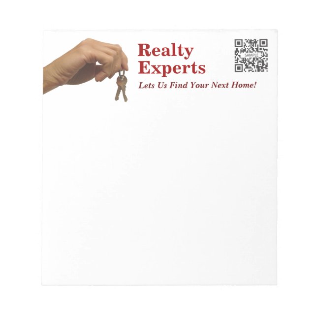 Bloco De Notas Especialistas em Modelo de Realty do Notepad (Frente)