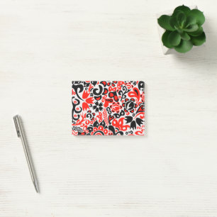 Bloco De Notas Espetáculo floral de arte popular ucraniana