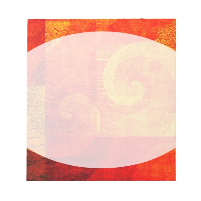 Bloco De Notas Espirais Antigos de Fundo (Frente)