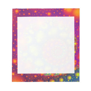 Bloco De Notas Espiral Espiral Neon - Abstrato Arte Decorativa
