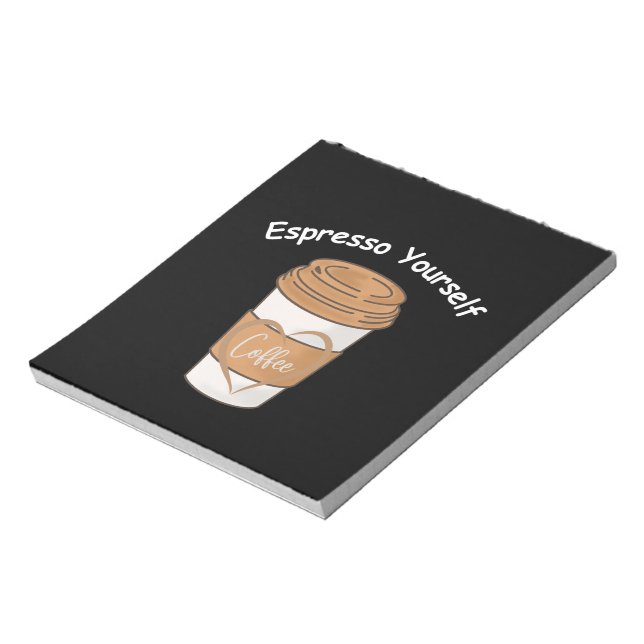 Bloco De Notas Espresso - Próprio Café (Invertido)