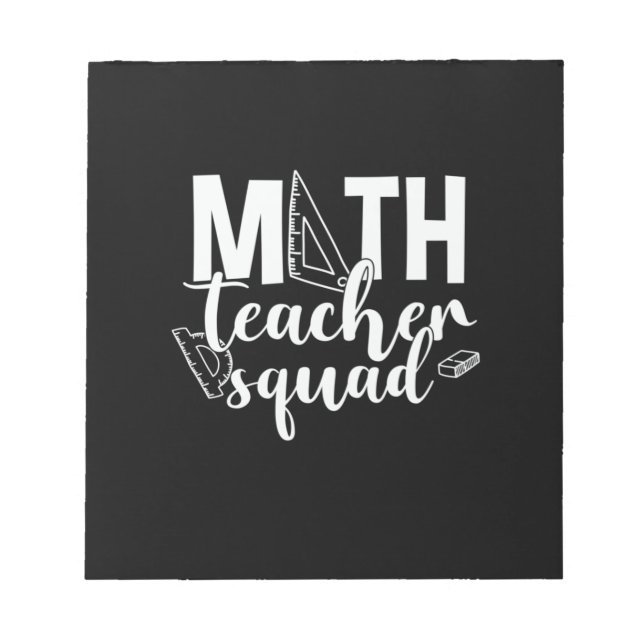 Bloco De Notas Esquadrão de Professores de Matemática (Frente)